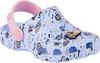 Chodaki sandały klapki dla dzieci Coqui Little Frog Game Over niebiesko-różowe 8701-265-4062
