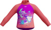 Dziecięca Koszulka Z Długim Rękawem Pt Ls Diphem Rash Top If  fiery red/white/french blue rozmiar 9-12m