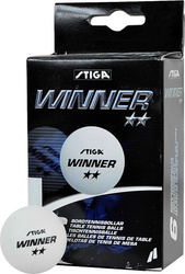 Piłeczki do ping ponga tenisa stołowego Stiga Winner ** biała 6szt