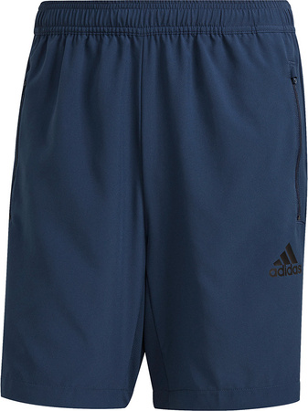 Spodenki treningowe krótkie męskie adidas Aeroready Designed 2 Move Woven Sport Shorts granatowe GT8162