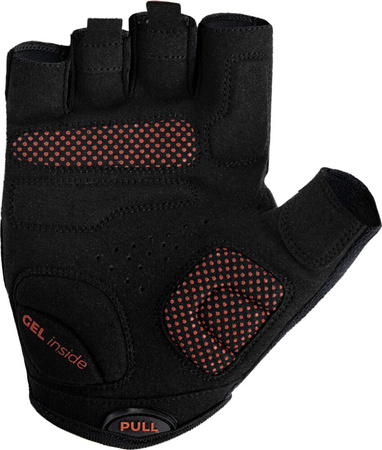 Rękawiczki rowerowe Radvik Blast czarno-pomarańczowe rozmiar XL