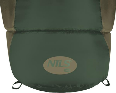 Śpiwór turystyczny ciepły mumia Nils Camp NC2012 zielony 80x190cm