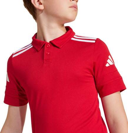 Koszulka dla dzieci adidas Squadra 25 Polo czerwona JY3411