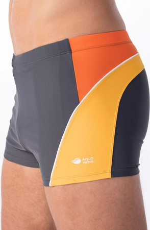 Męskie bokserki kąpielowe Aquawave HELDER forget iron/puffin's bill rozmiar L