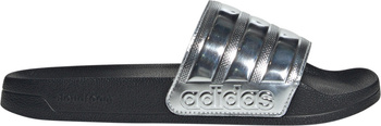 Klapki adidas Adilette Shower czarno-srebrne JQ9282