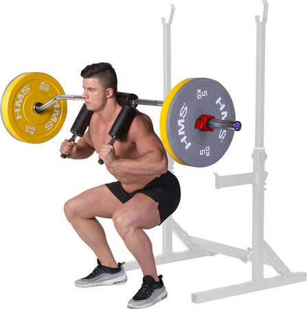 Gryf olimpijski łamany z zaciskami GOL320 230 CM lock jaw black