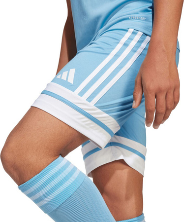 Spodenki dla dzieci adidas Squadra 25 błękitne JJ2426