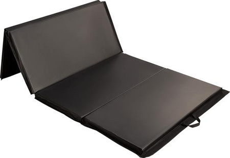 Materac gimnastyczny składany Hms Premium MGS01 2400x1200 mm czarny