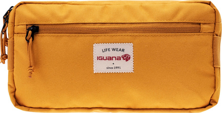 Saszetka torebka nerka biodrowa na pas Iguana Edgos pomarańczowa