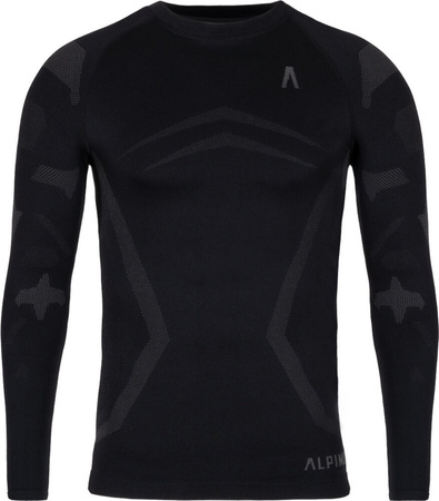 Bielizna termoaktywna męska bluza legginsy Alpinus Active Idre Set czarna SI8945-SI8949