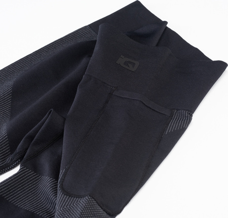 Damskie Legginsy Ingel Bottom 1/2 Wmns czarny rozmiar S