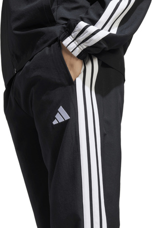 Dres męski adidas Sportswear Basic 3-Stripes Woven TT Track Suits czarny JI8849