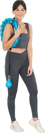 Hula hop z wypustkami i obciążnikiem HMS HHW01 niebieskie