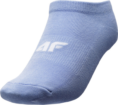 Skarpety dla dziewczynki 4F białe, niebieskie, fioletowe HJL22 JSOD003 10M 34S 52