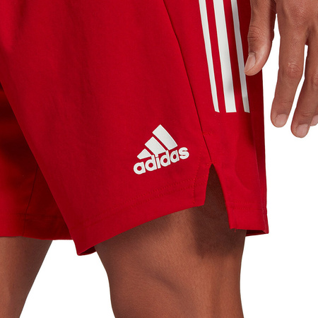 Spodenki treningowe krótkie męskie adidas Condivo 21 Primeblue Shorts czerwone GJ6810
