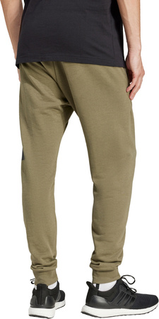 Spodnie męskie adidas Essentials Big Logo French Terry oliwkowe JE8970