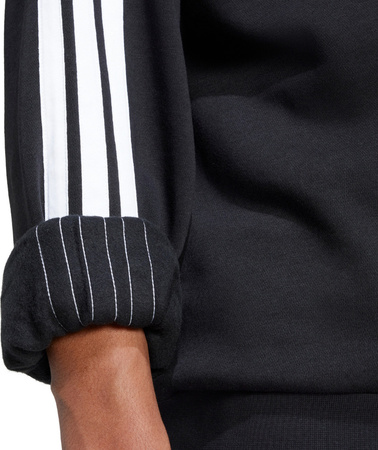 Bluza męska adidas Essentials 3-Stripes Fleece czarna JE6304