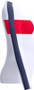 Damska Koszulka Z Długim Rękawem Ls Swim Top  poppy red/patriot blue rozmiar M