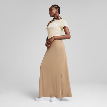 Koszulka damska Puma ESS No.1 Logo Tee beżowa 682371 87