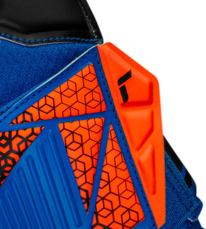 Rękawice bramkarskie Reusch Attrakt Solid niebiesko-czarne 5570515 4467