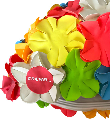 Czepek pływacki Crowell Kwiaty Flower kolorowy kol.6
