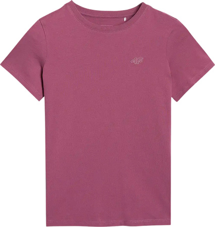 Koszulka dla dziewczynki 4F F2397 ciemny fiolet 4FJWAW25TTSHF2397 50S