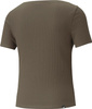 Koszulka damska Puma HER Ribbed Slim Tee Grape Leaf khaki 531917 44