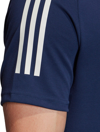 Koszulka męska adidas Condivo 20 Polo granatowo-biała ED9245