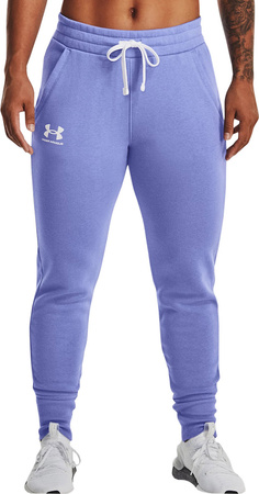 Spodnie damskie Under Armour Rival Fleece fioletowe 1356416 495