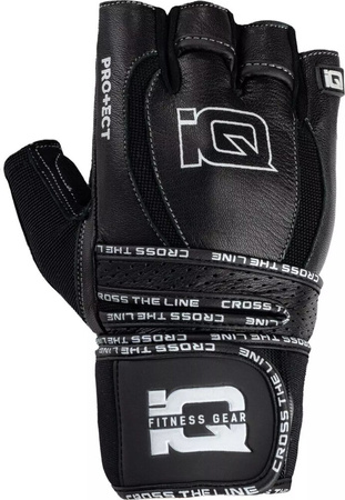 Rękawiczki kulturystyczne IQ Buried na siłownię treningowe rozmiar XL
