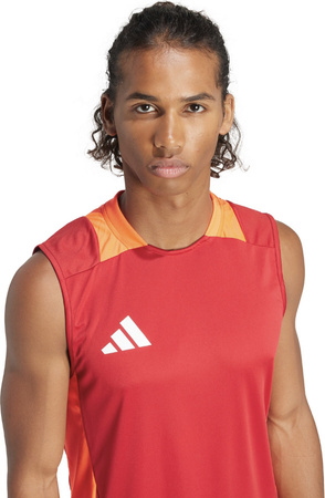 Koszulka męska adidas Tiro 24 Competition Training Sleeveless Jersey czerwona IR5474