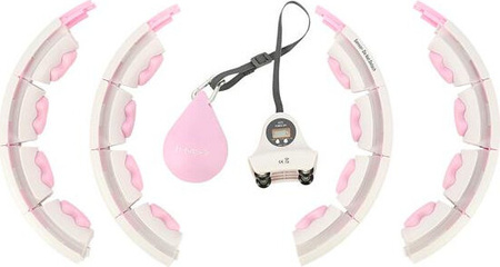 Zestaw hula hop z piłką grawitacyjną i licznikiem HMS hhw06 pas wyszczuplający br163