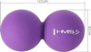Piłka do masażu HMS blc02 violet lacrosse podwójna