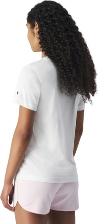 Koszulka damska Champion SS Tee biała 118091 WW001