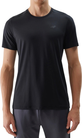 Koszulka męska 4F M598 głęboka czerń 4FWSS24TFTSM598 20S