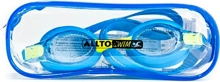 Okularki pływackie basenowe Alltoswim Madera dziecięce