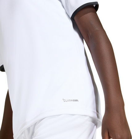 Koszulka dla dzieci adidas Entrada 26 Jersey biało-czarna JZ2532