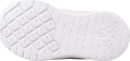 Buty sportowe szkolne miejskie dziecięce Kappa Cracker II różowo-białe 280009M 2110