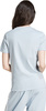 Koszulka damska adidas Loungewear Essentials Slim Logo Tee jasnoniebieska IY9188