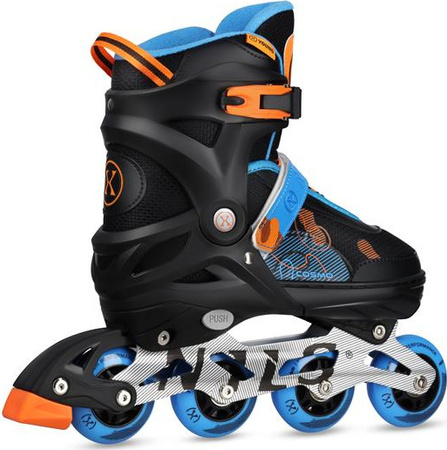 Łyżworolki rolki regulowane Nils Extreme Cosmo NA13808 niebieskie rozmiar L (38-41)