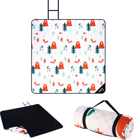 Koc piknikowy plażowy las 195X200 CM Nils Camp NC8028