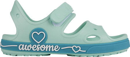 Sandały dla dzieci Coqui Yogi miętowo-turkusowe 8861-406-4419