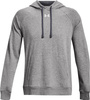 Bluza z kapturem męska Under Armour Rival Fleece Hoodie szara 1379757 025