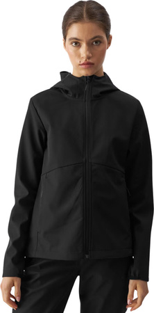 Kurtka damska softshell 4F F285 czarna 4FWAW24TSOFF285 20S