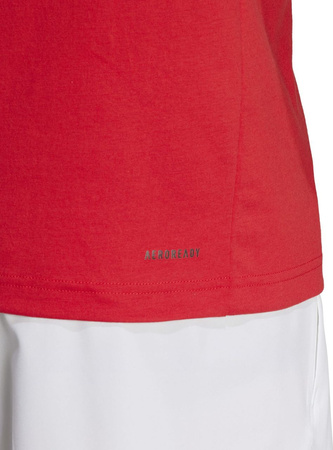 Koszulka męska adidas Train Essentials Seasonal Training Graphic czerwona IJ9604