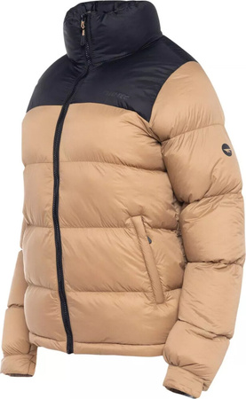 Damska kurtka zimowa pikowana puchowa Hi-tec Lady Fowella natural/black rozmiar XL