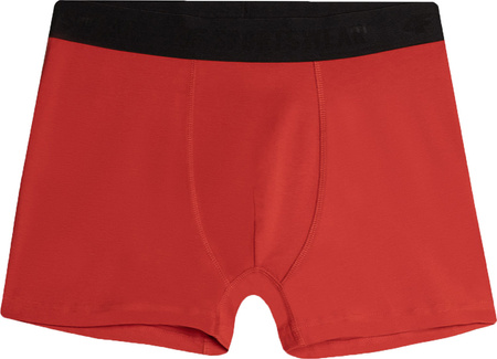 Bokserki męskie 4F M027 czerwone, czarne 4FAW23UBXSM027 91S