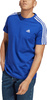 Koszulka męska adidas Essentials Single Jersey 3-Stripes niebieska IC9338