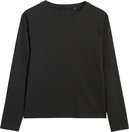Koszulka damska 4F longsleeve F431 czarna 4FWMM00TLONF431 20S