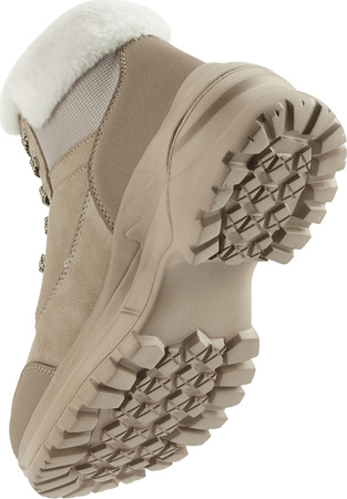 Buty damskie zimowe Lee Cooper beżowe LCJ-25-01-3744LA